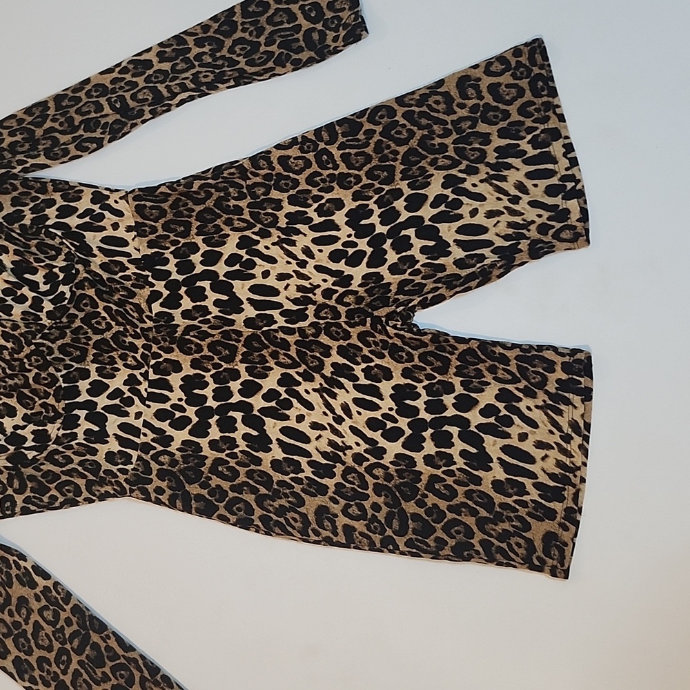 Fashion Nova Leopard Print Long Sleeve Bodysuit - Picture 8 of 13